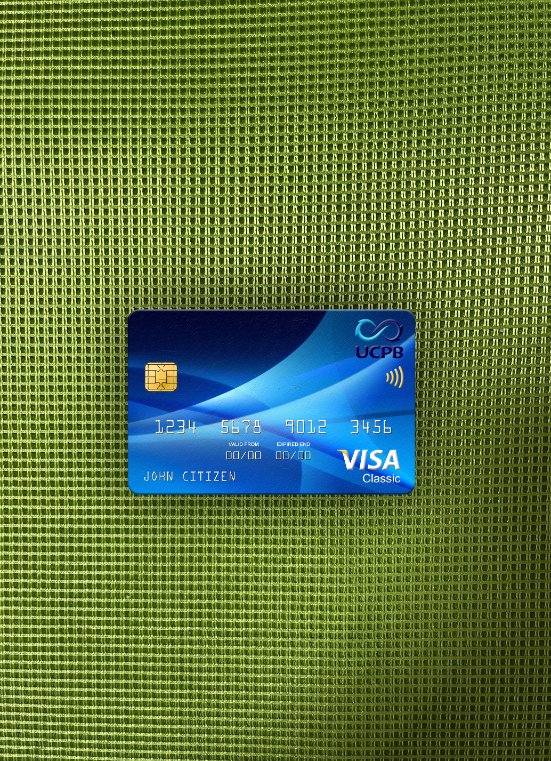 Philippines The United Coconut Planters Bank (UCPB) visa classic card photolook front